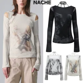 NACHE  |Unisex Street Style Long Sleeves Long Sleeve T-shirt