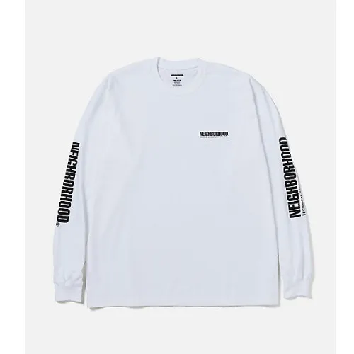 NEIGHBORHOOD  |Unisex Long Sleeves Plain Cotton Long Sleeve T-shirt Logo