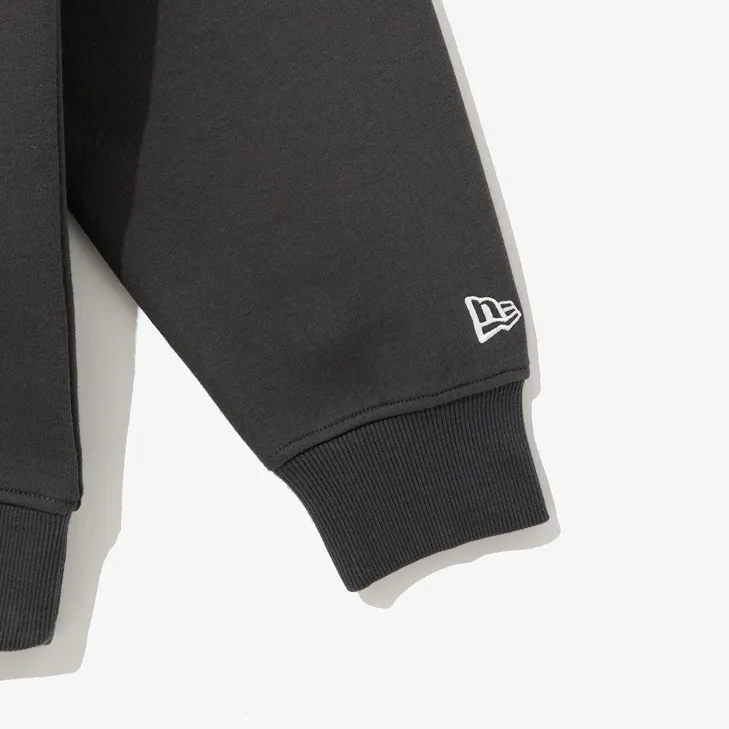 New Era  |Unisex U-Neck Long Sleeves Plain Cotton Logos on the Sleeves