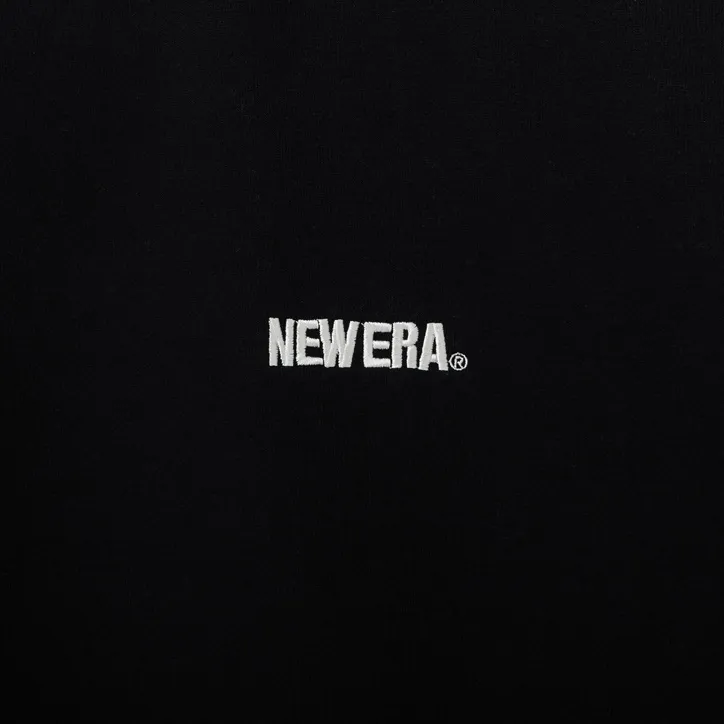 New Era  |Unisex U-Neck Long Sleeves Plain Cotton Logos on the Sleeves