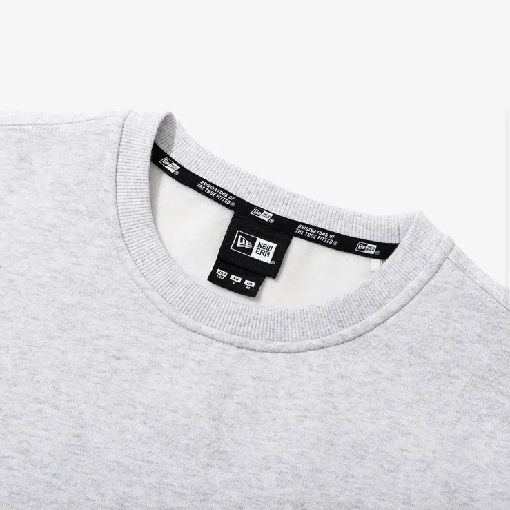 New Era  |Unisex U-Neck Long Sleeves Plain Cotton Logos on the Sleeves