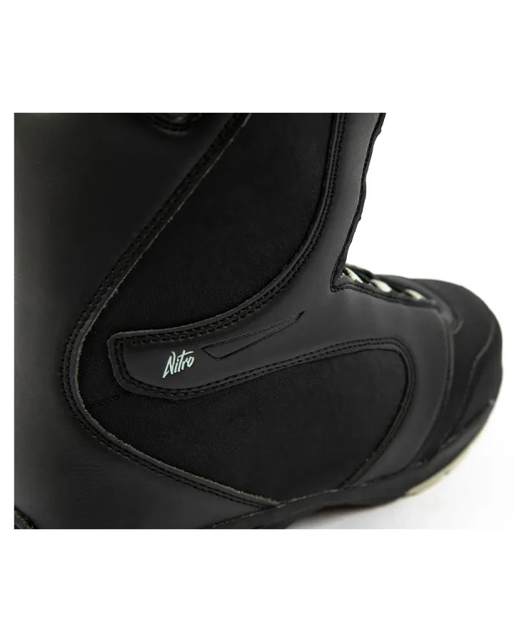 Nitro Flora TLS Womens Snowboard Boots - Black/Mint - 2022