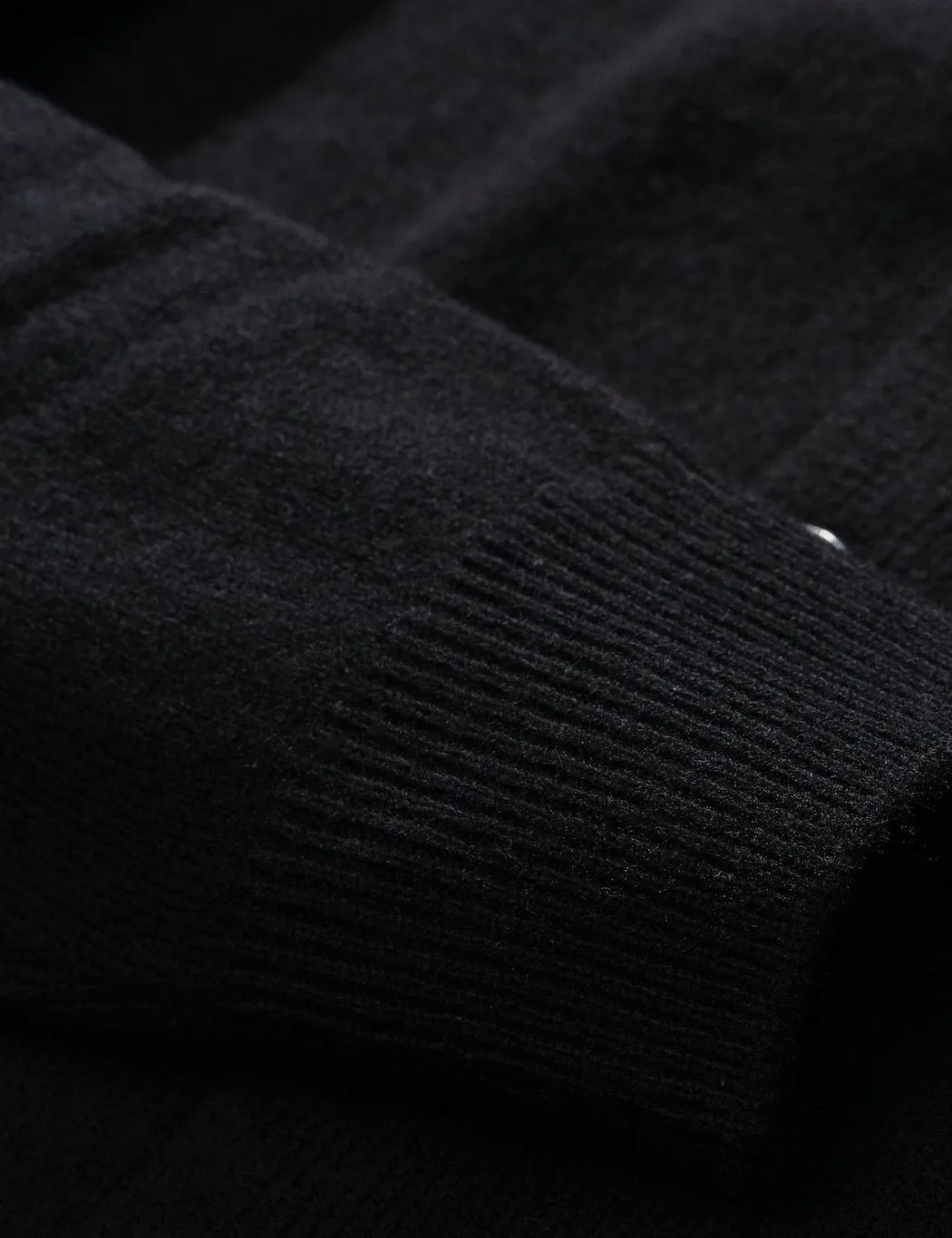 Norse Projects Adam Cardigan (Wool) - Black