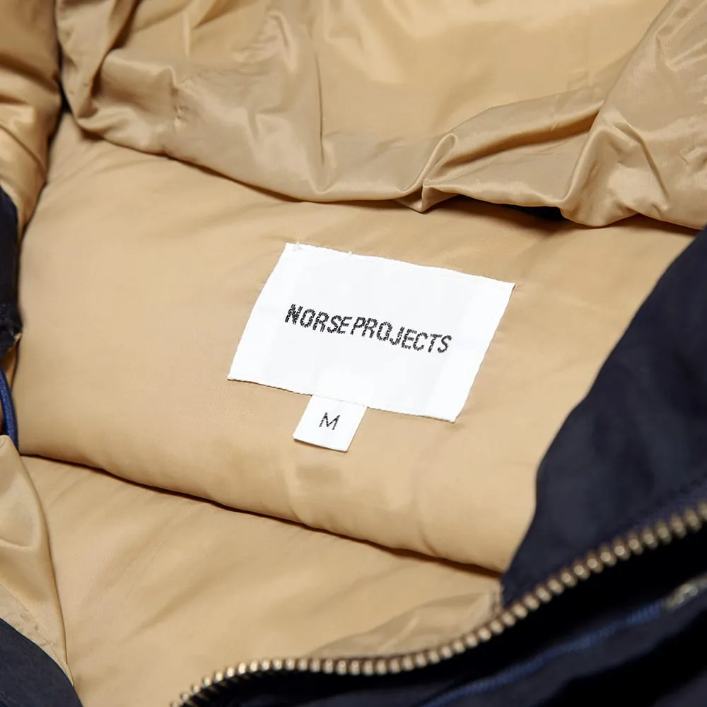 Norse Projects Willum Down Poplin JacketDark Navy