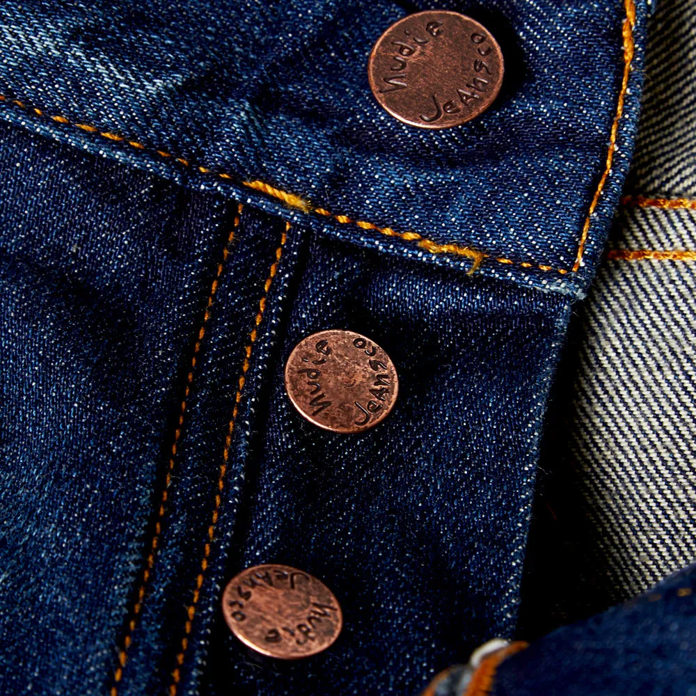 Nudie Steady Eddie JeanOrganic Whistle Blue