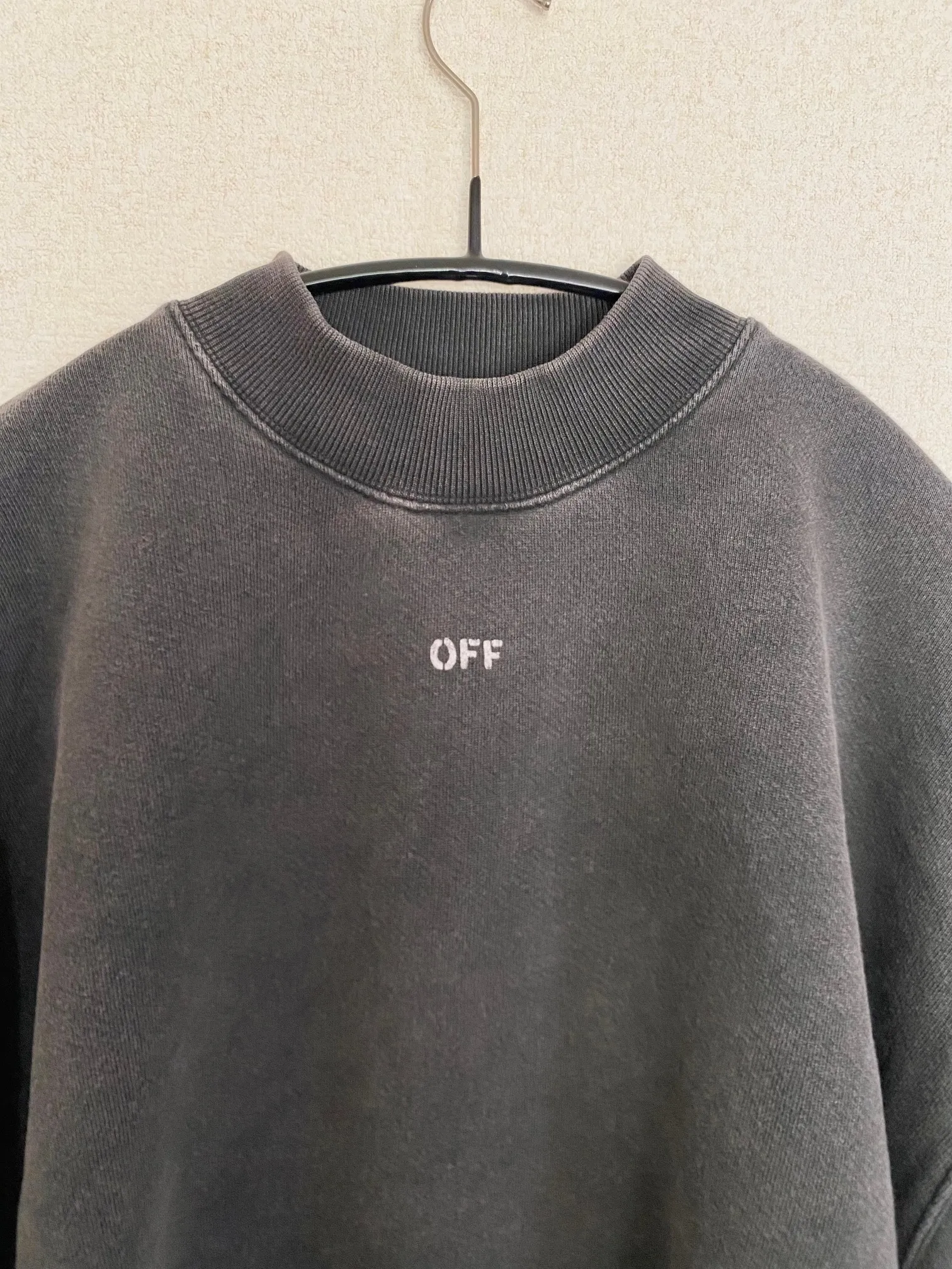 Off-White  |Pullovers Street Style Logo Sweatshirts