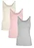 Pack of 3 Round Neck Vests