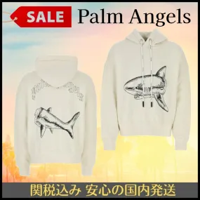 Palm Angels  |Pullovers Street Style Long Sleeves Plain Cotton Logo