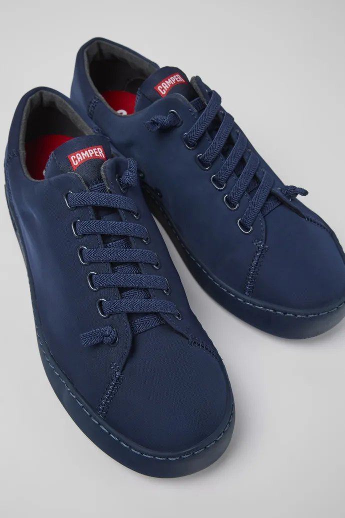 Peu Touring Blue Textile Sneaker for Men