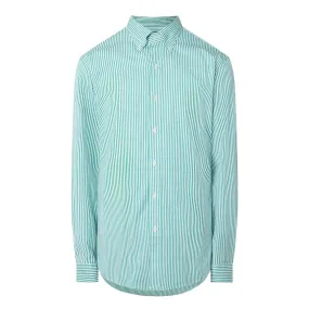 POLO RALPH LAUREN Classic Striped Shirt - White Raft Green