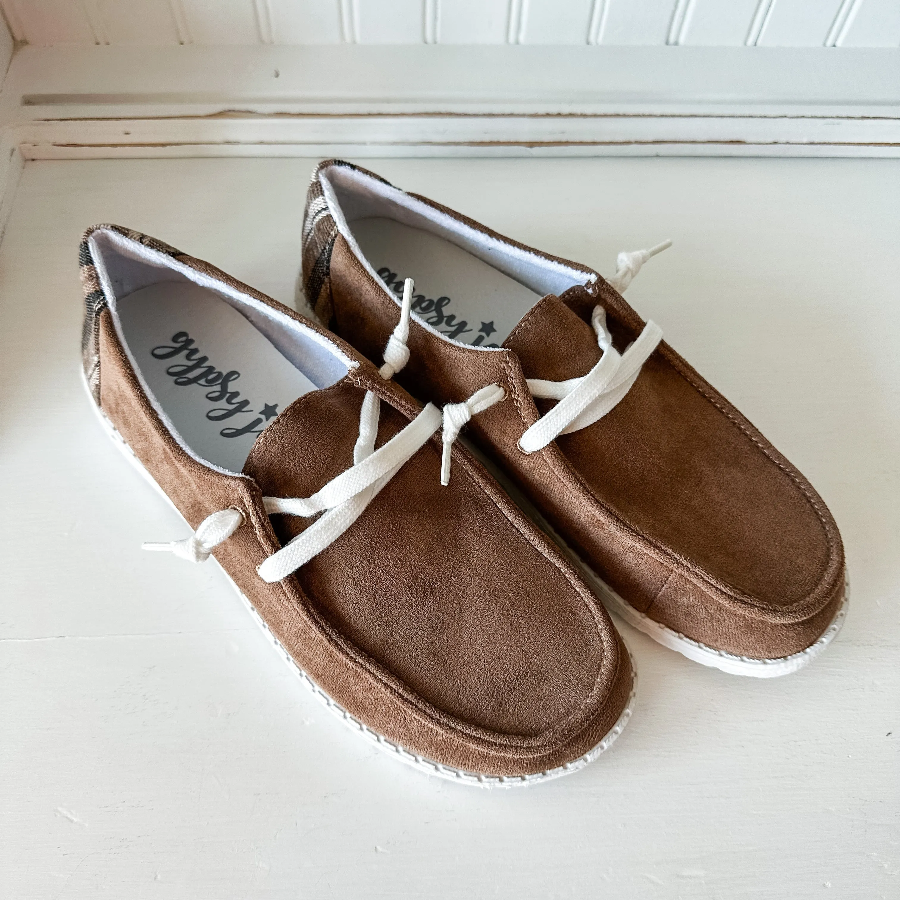 Poppy Suede Slip-on Shoe - Tan