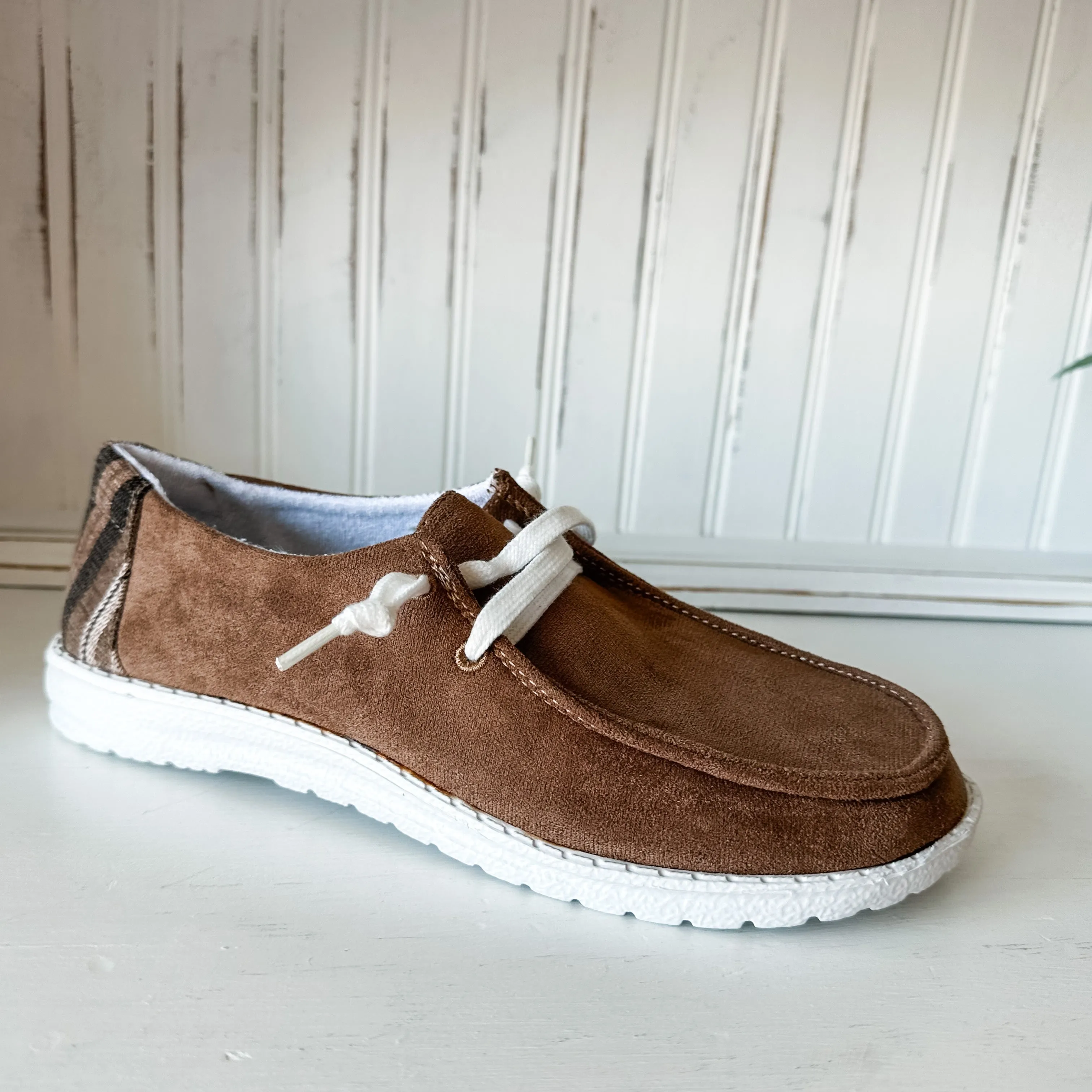 Poppy Suede Slip-on Shoe - Tan