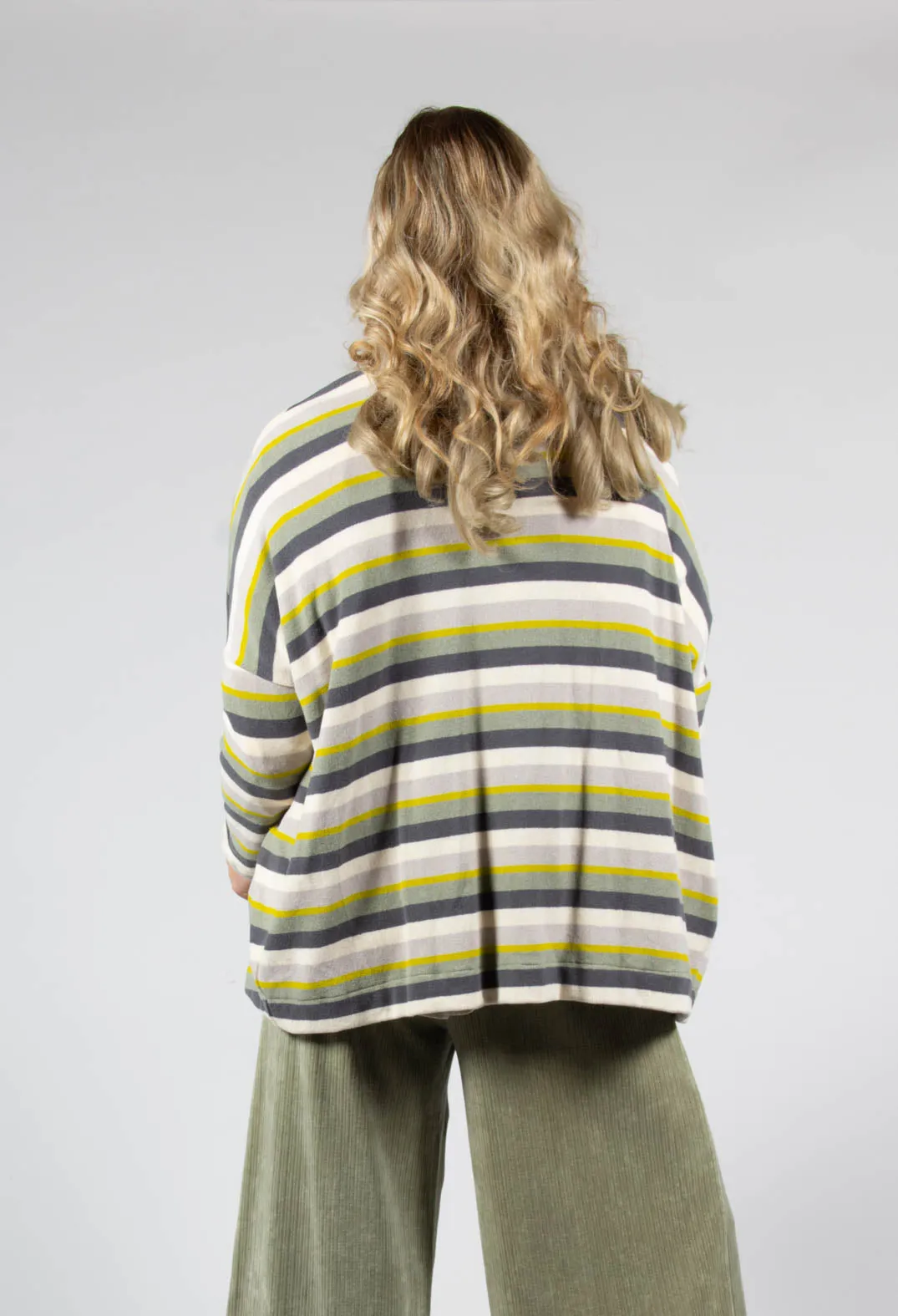 Pula Cardigan in Lime