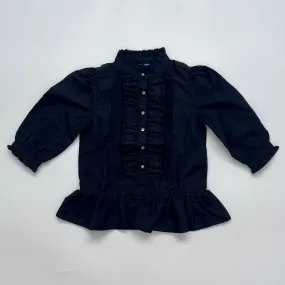 Ralph Lauren Black Frill Tunic: 12 Months (Brand New)