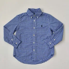 Ralph Lauren Blue And White Check Shirt: 5 Years