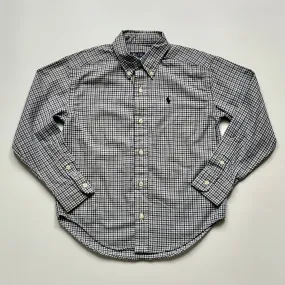 Ralph Lauren Blue Check Brushed Cotton Shirt: 5 Years