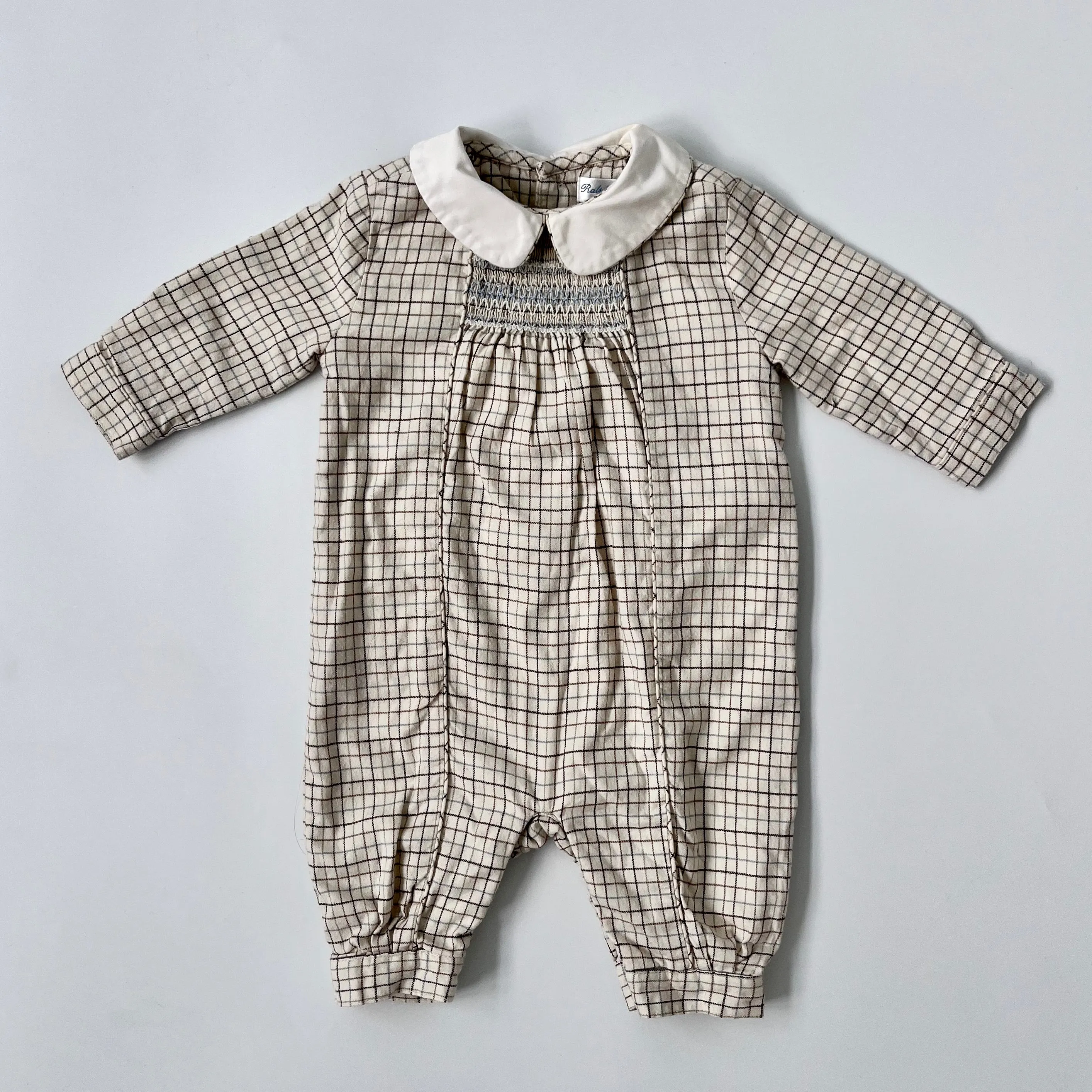 Ralph Lauren Check Romper: 3 Months