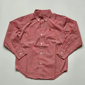 Ralph Lauren Red And White Check Shirt: 5 Years