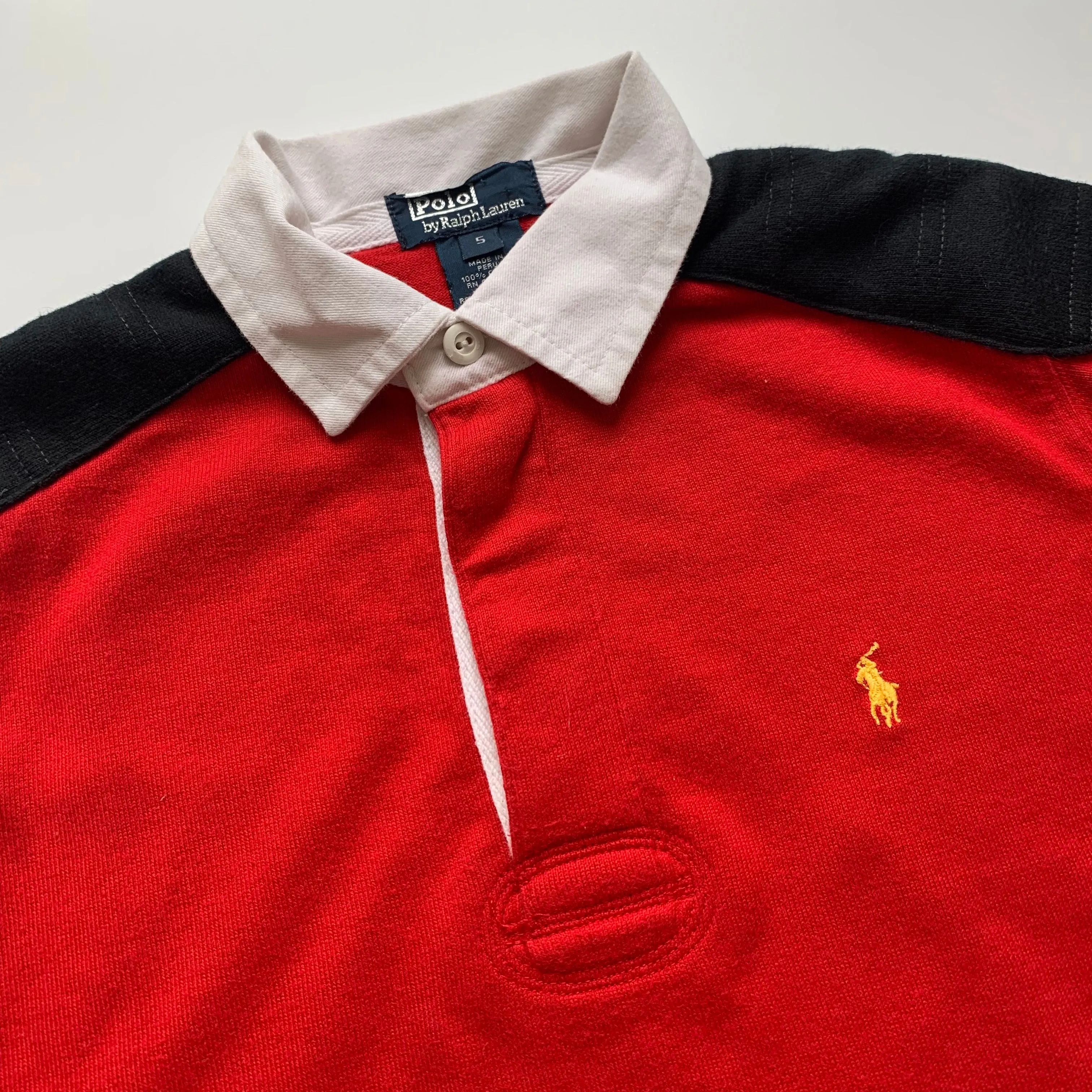 Ralph Lauren Red Jersey Polo Shirt: 5 Years