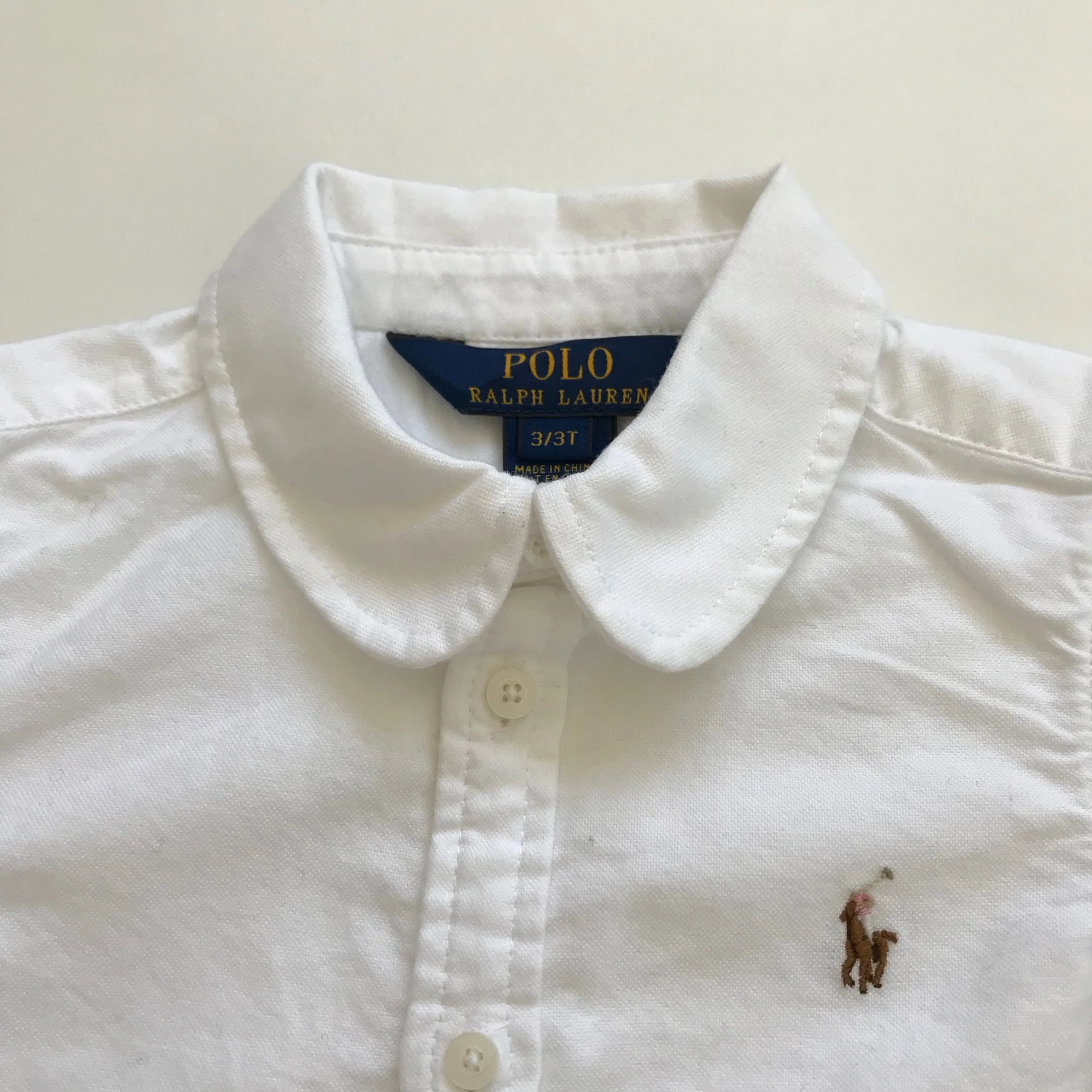 Ralph Lauren White Shirt With Puff Sleeves