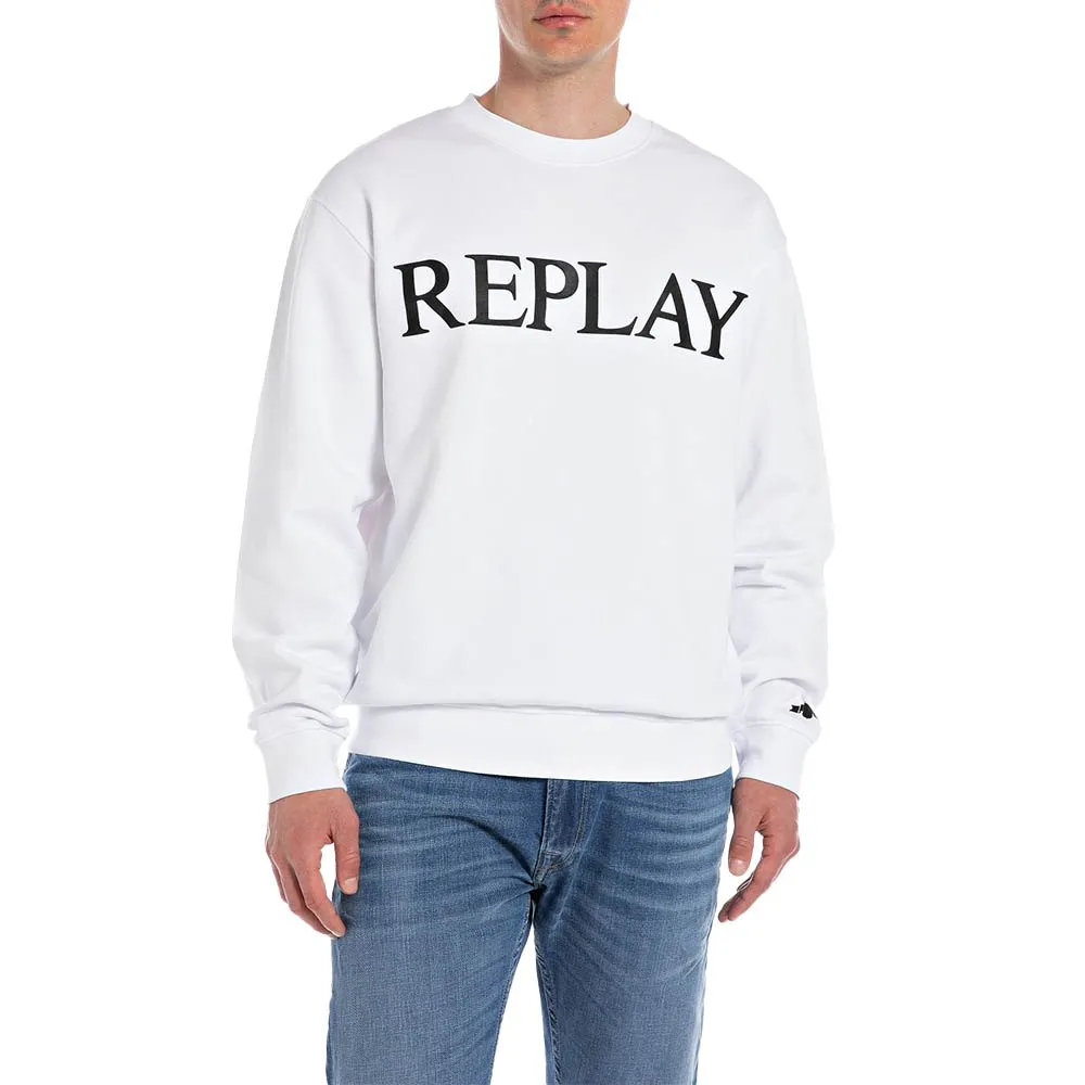 Replay M6527 Sweat Top 001 White