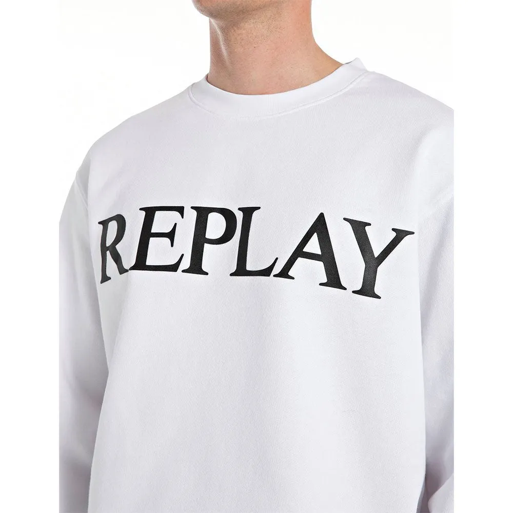 Replay M6527 Sweat Top 001 White