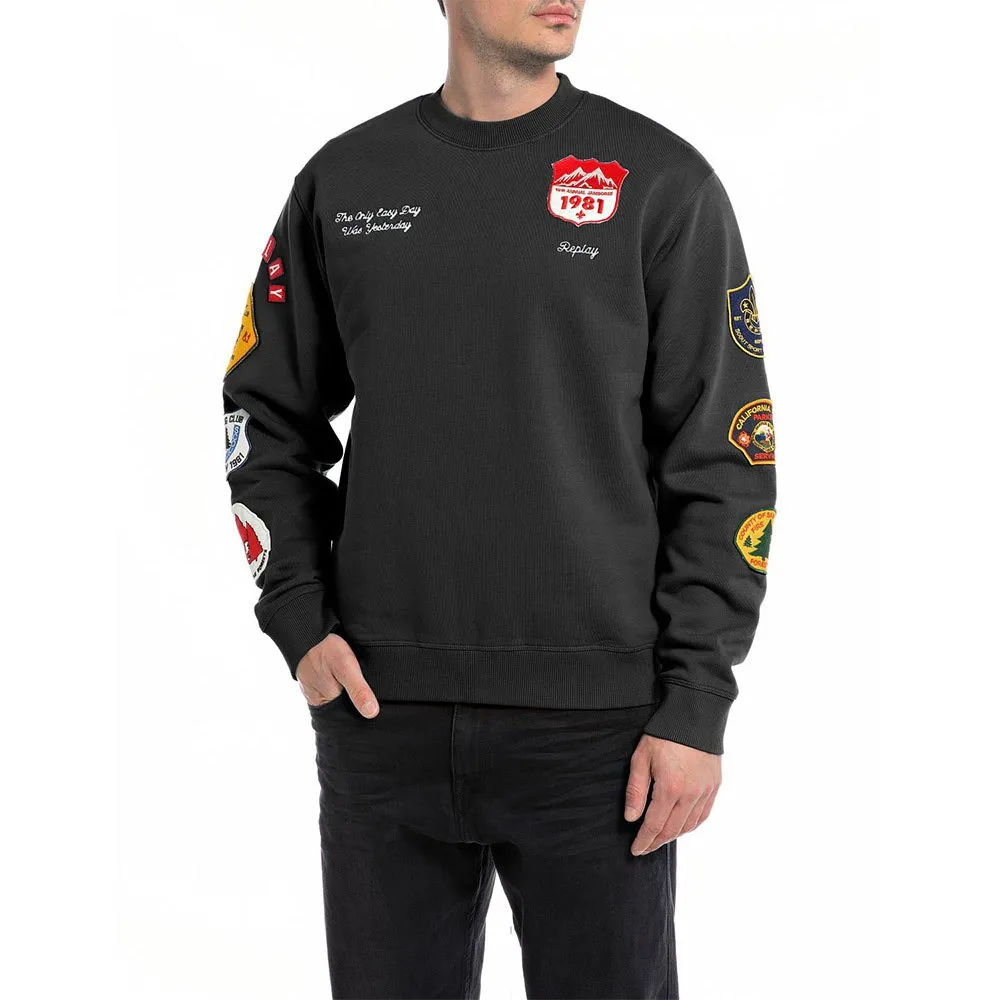 Replay M6715 23190P Sweatshirt Black