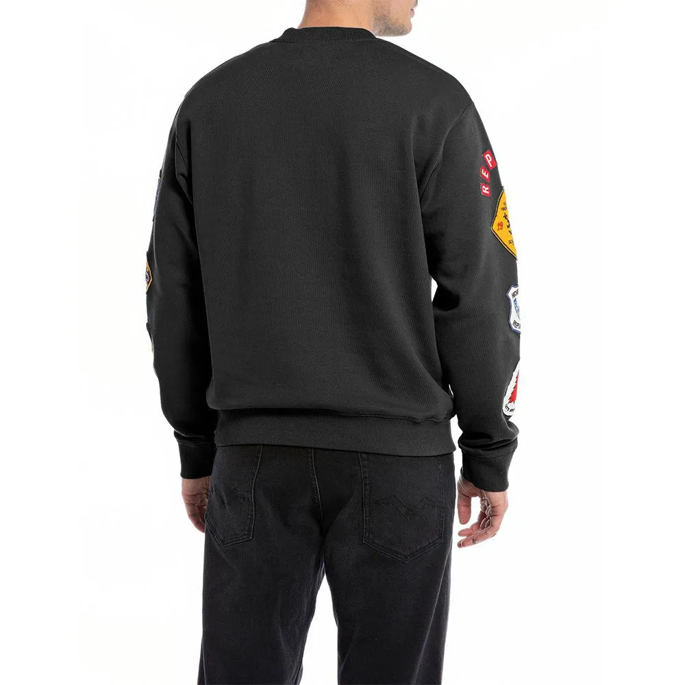 Replay M6715 23190P Sweatshirt Black