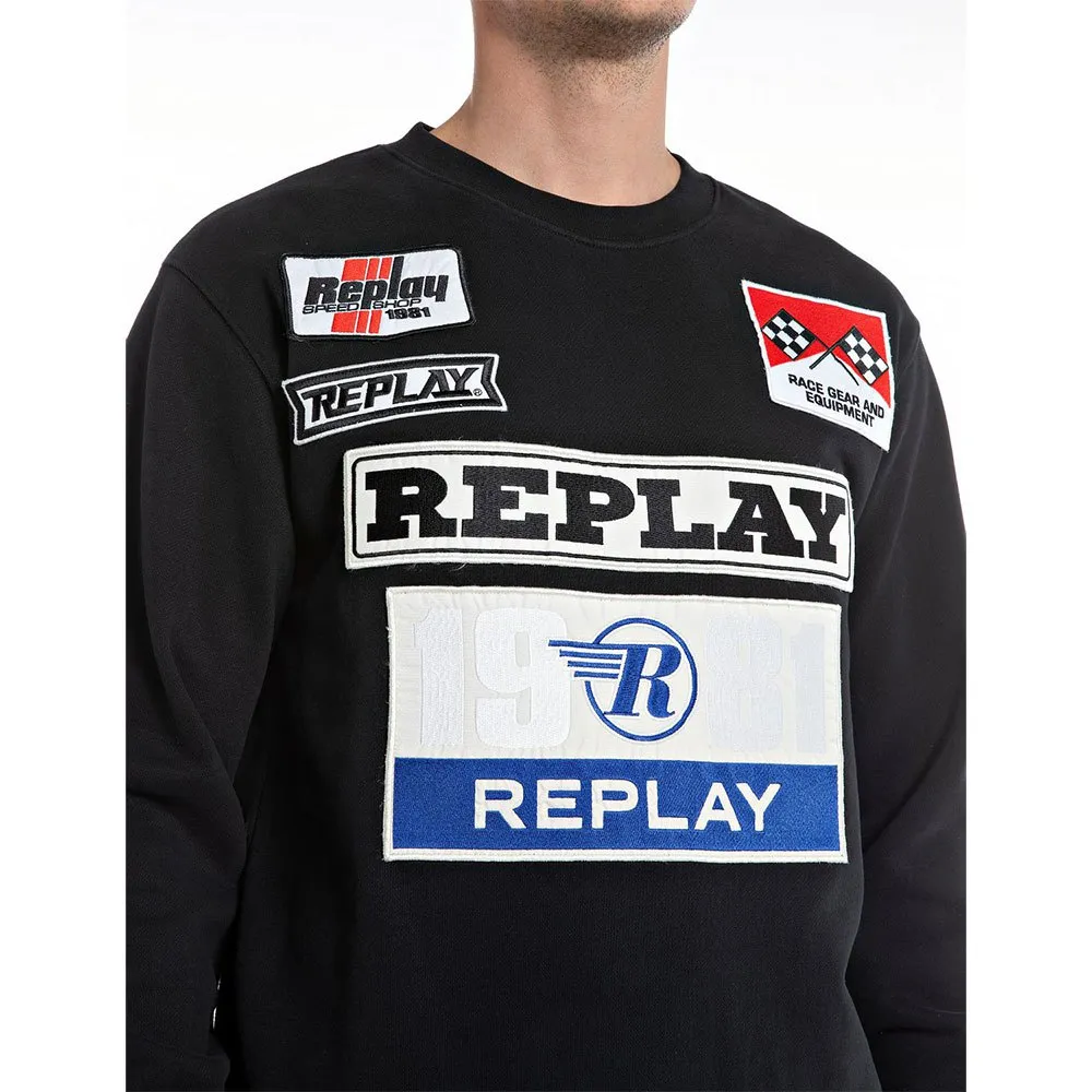 Replay M6718 22890Cs Sweatshirt Black