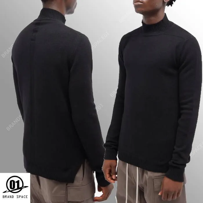 RICK OWENS  |Pullovers Unisex Long Sleeves Plain Cotton Designers