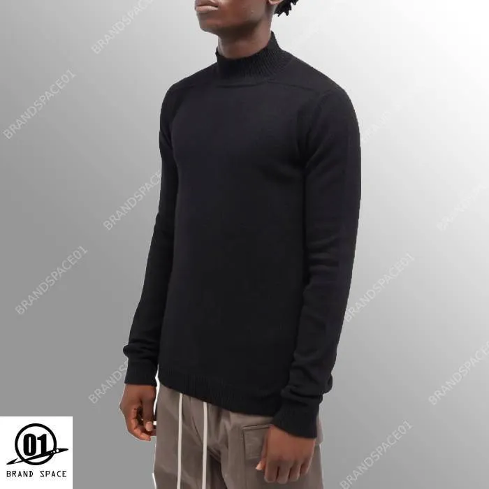 RICK OWENS  |Pullovers Unisex Long Sleeves Plain Cotton Designers