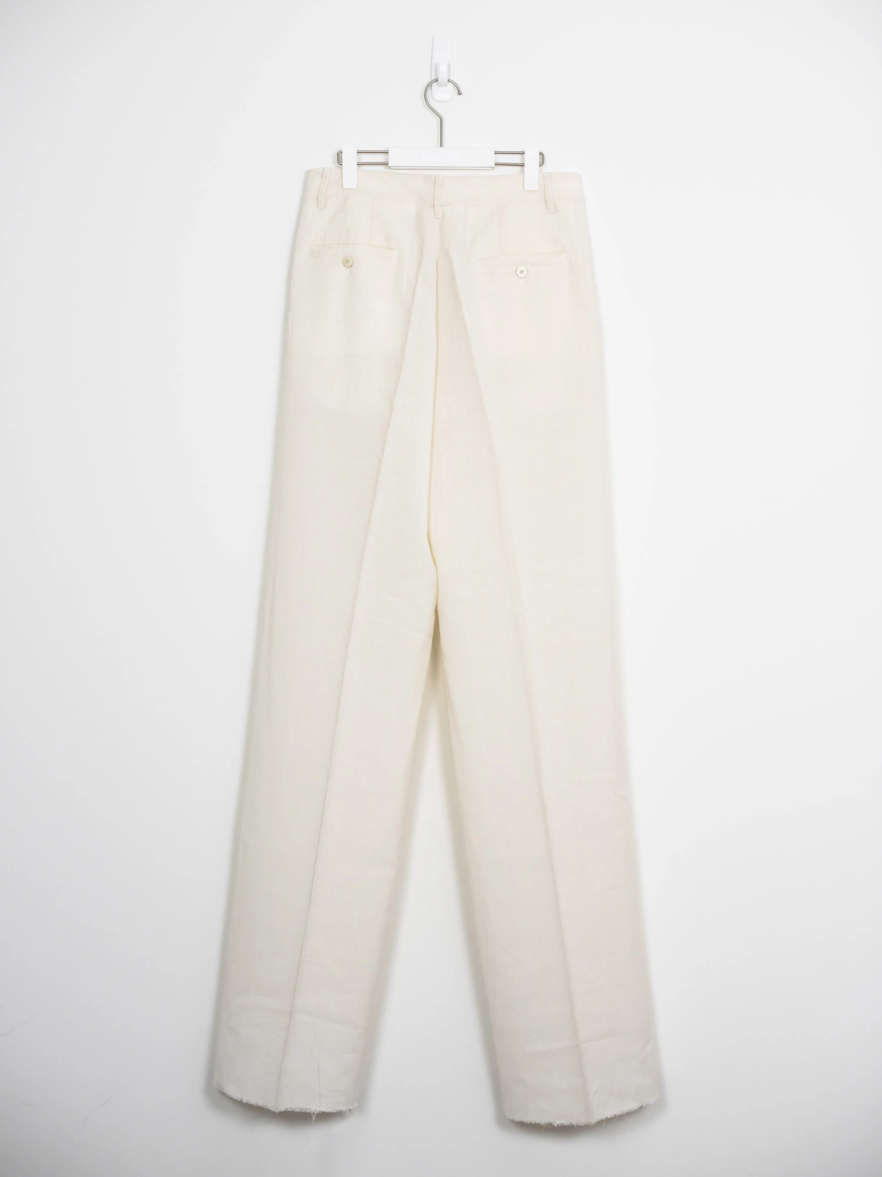 Rick Owens Wide Leg Wool Trousers