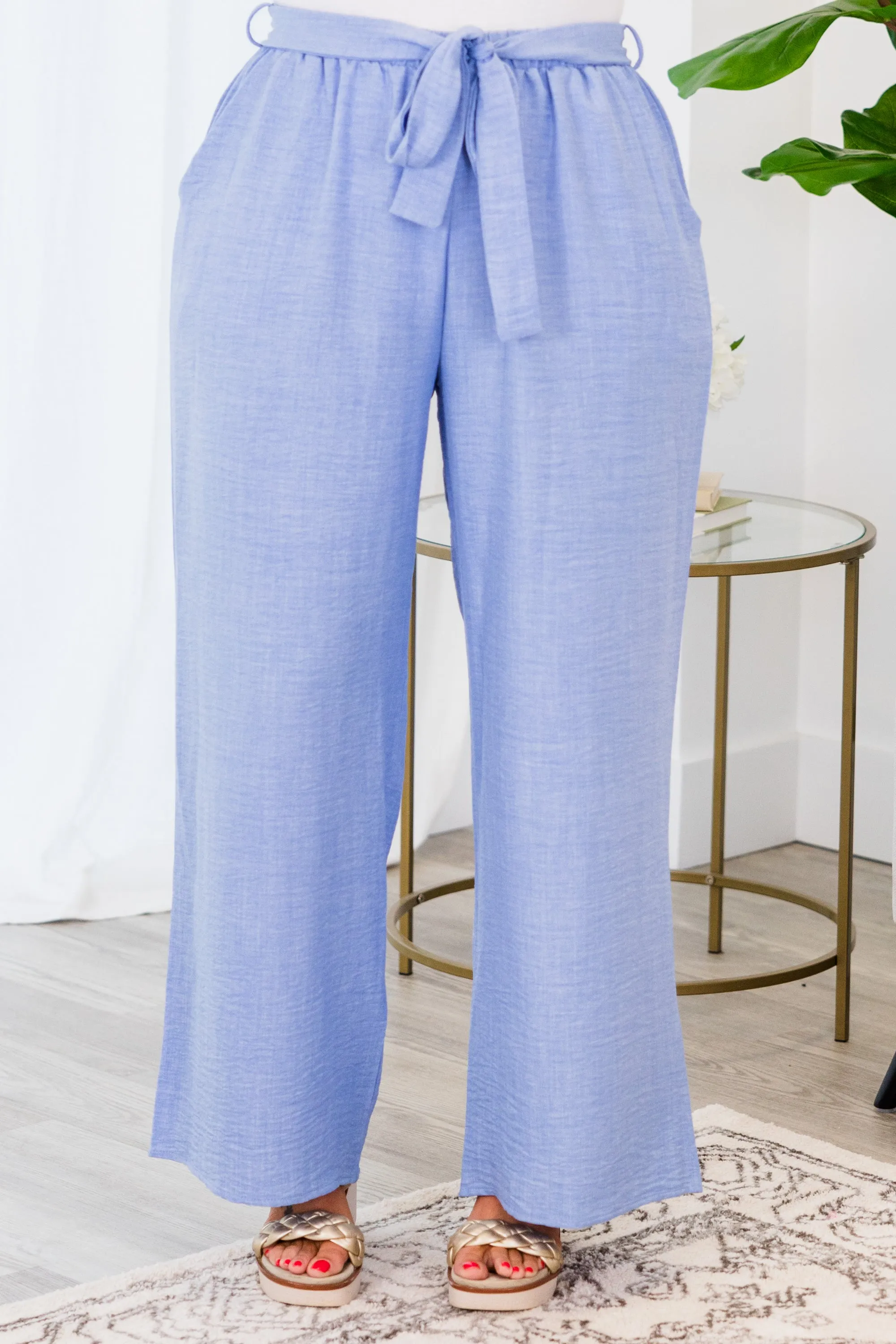 Sandy Shoreline Pants, Chambray