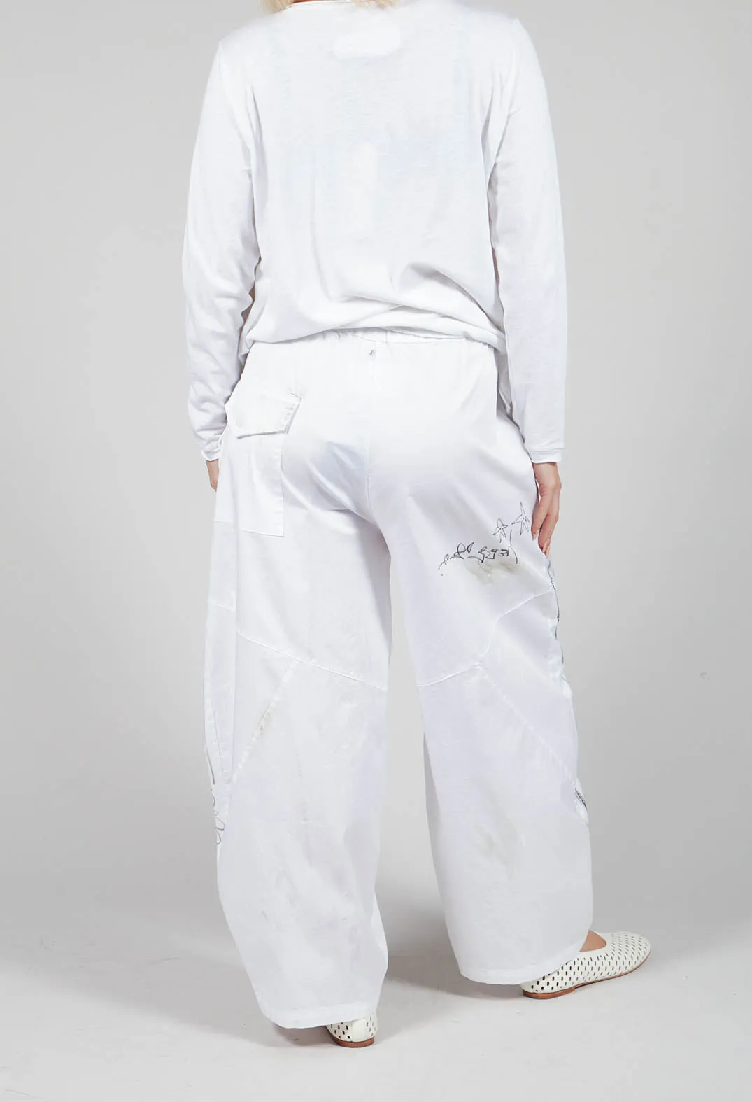 Signature Design Trousers in White