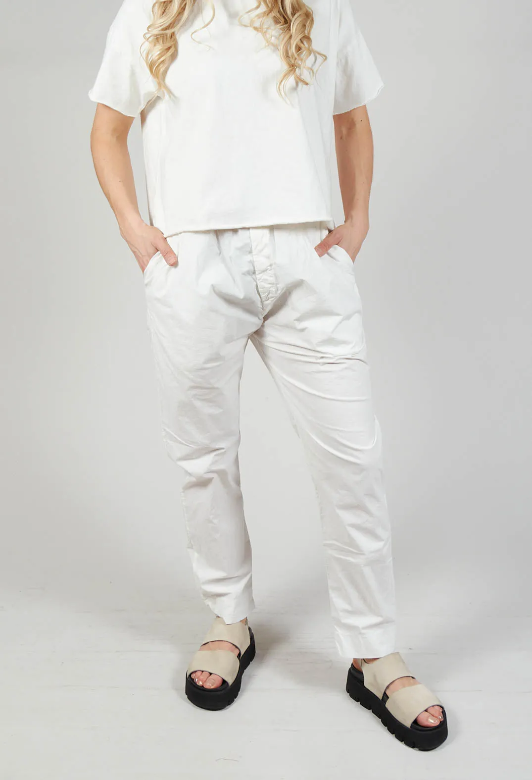 Slim Trousers TS in Milk