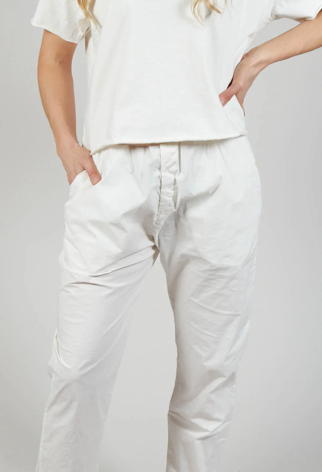 Slim Trousers TS in Milk