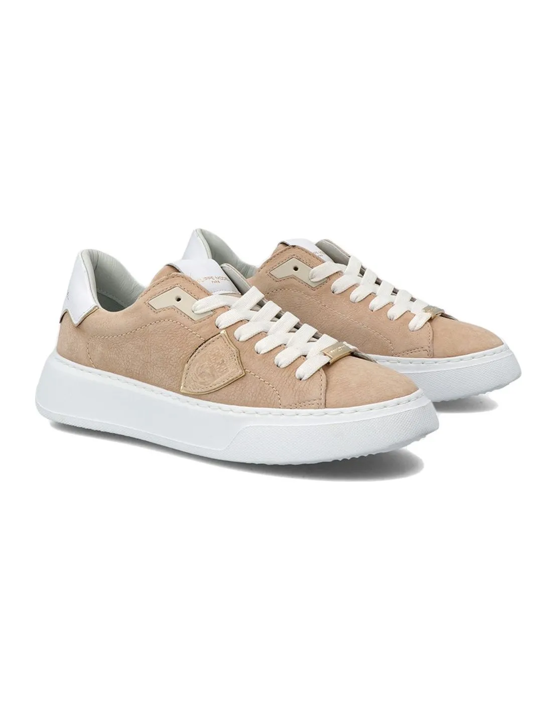 Sneakers Philippe Model donna Temple BTLD NB14 beige AI22