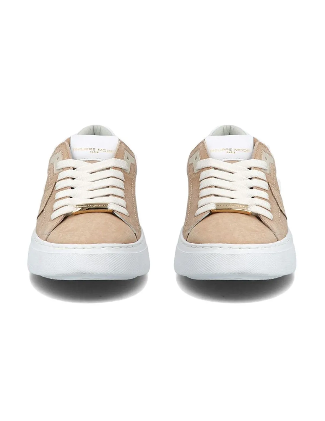 Sneakers Philippe Model donna Temple BTLD NB14 beige AI22