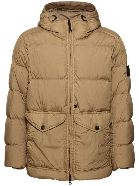 Stone Island   Hooded down jacket 