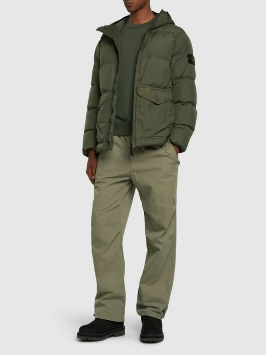 Stone Island   Hooded down jacket 