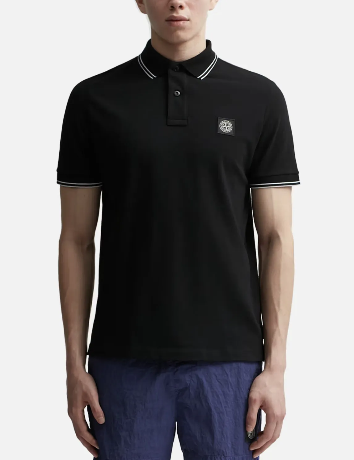 STONE ISLAND  |Pullovers Unisex Street Style Plain Cotton Logo Polos