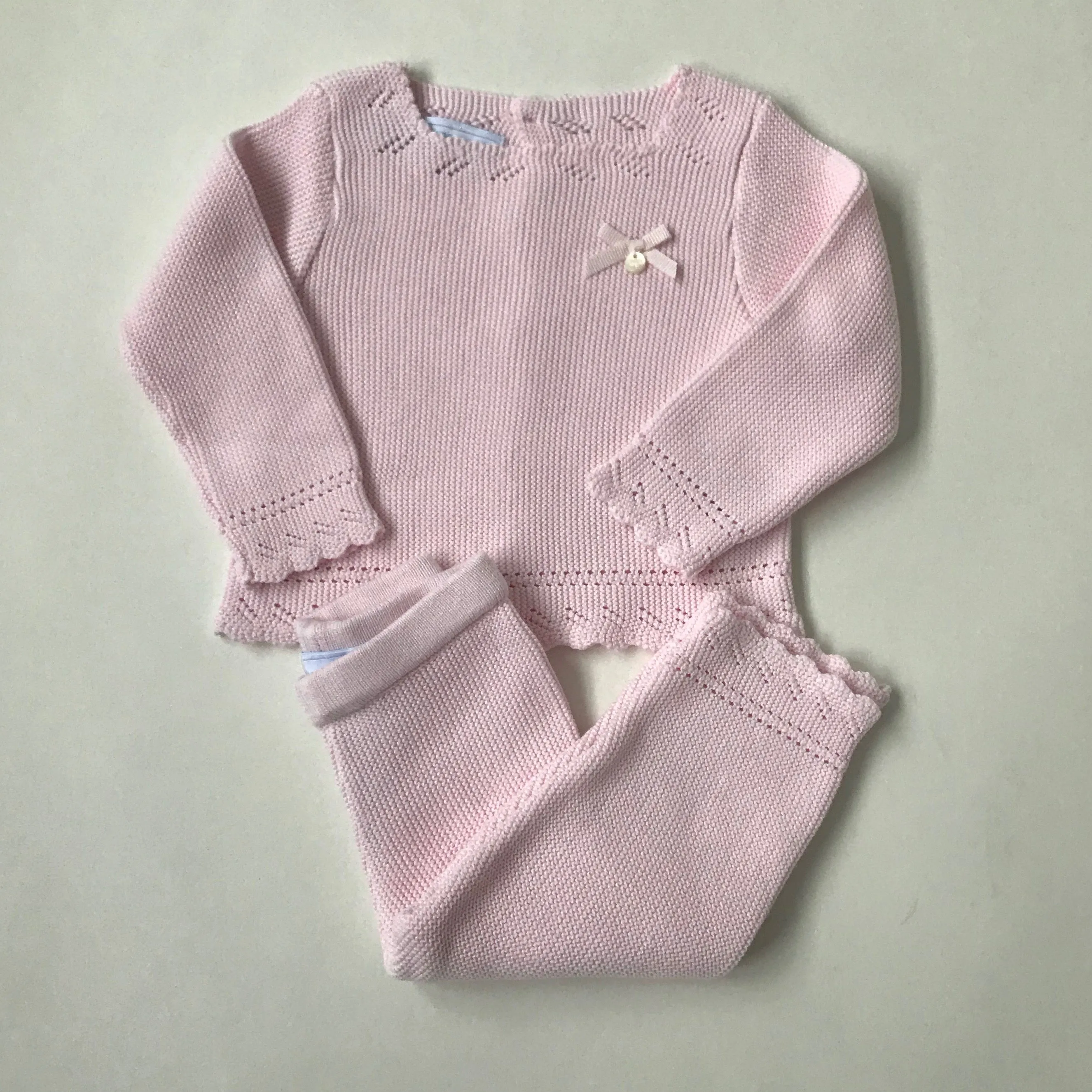 Tartine et Chocolat Pale Pink Cotton Outfit