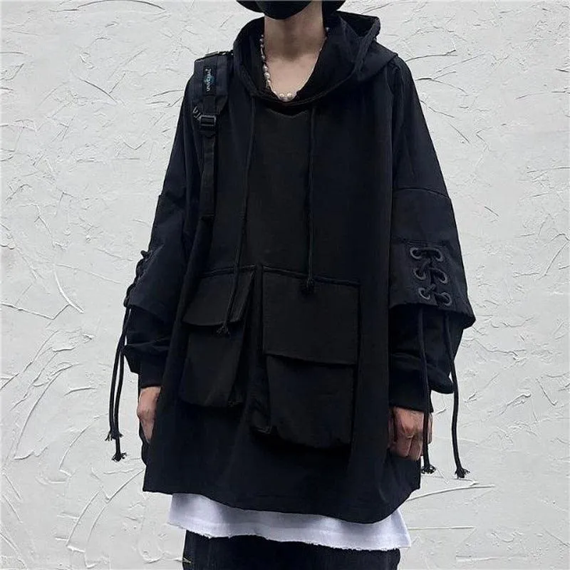 Techwear Hooded Sweatshirt