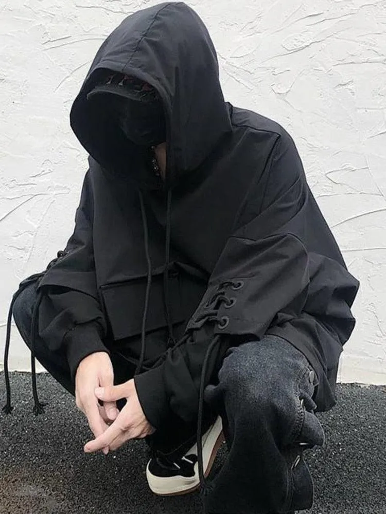 Techwear Hooded Sweatshirt