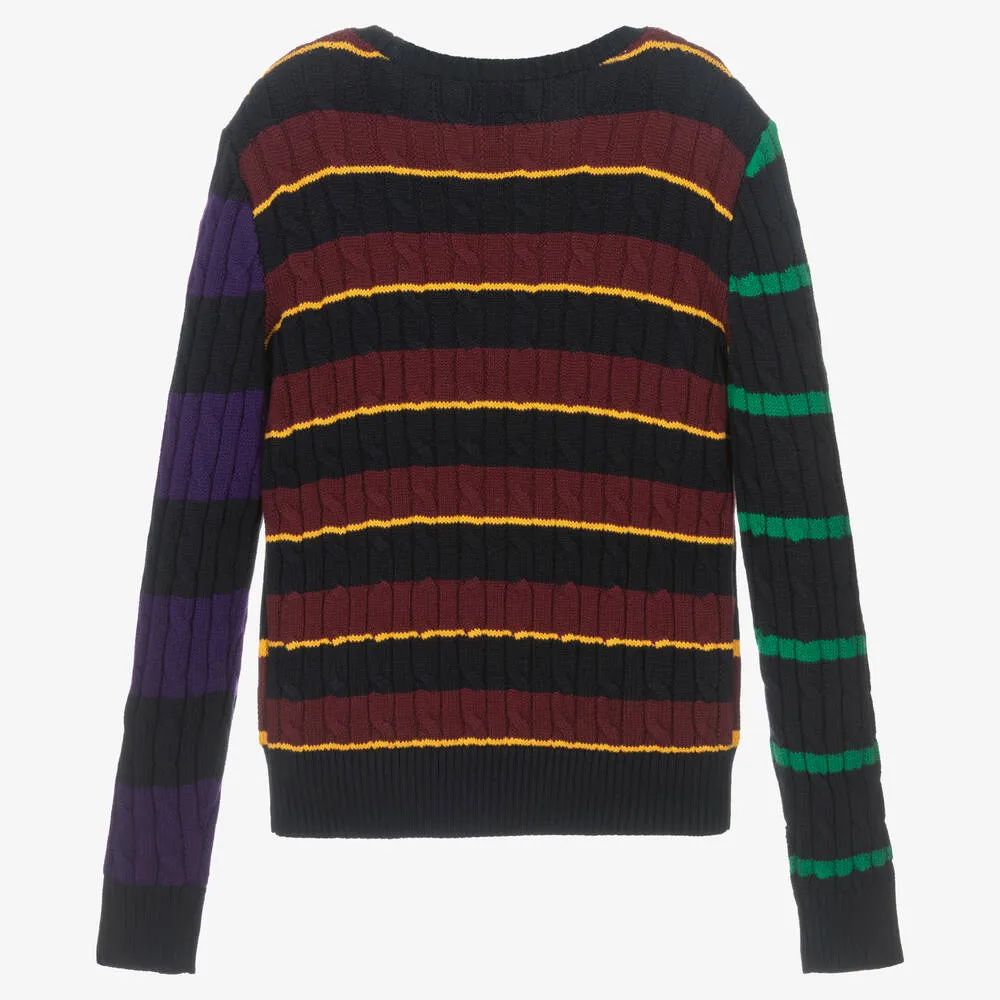 Teen Boys Cable Knit Sweater