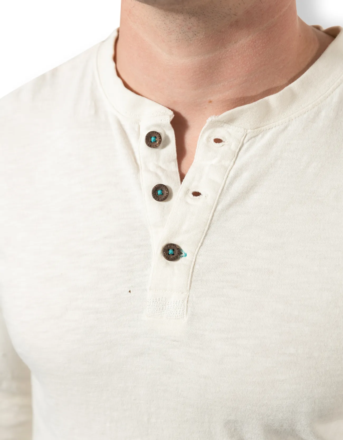 The Fast Eddie- Slub Cotton Henley