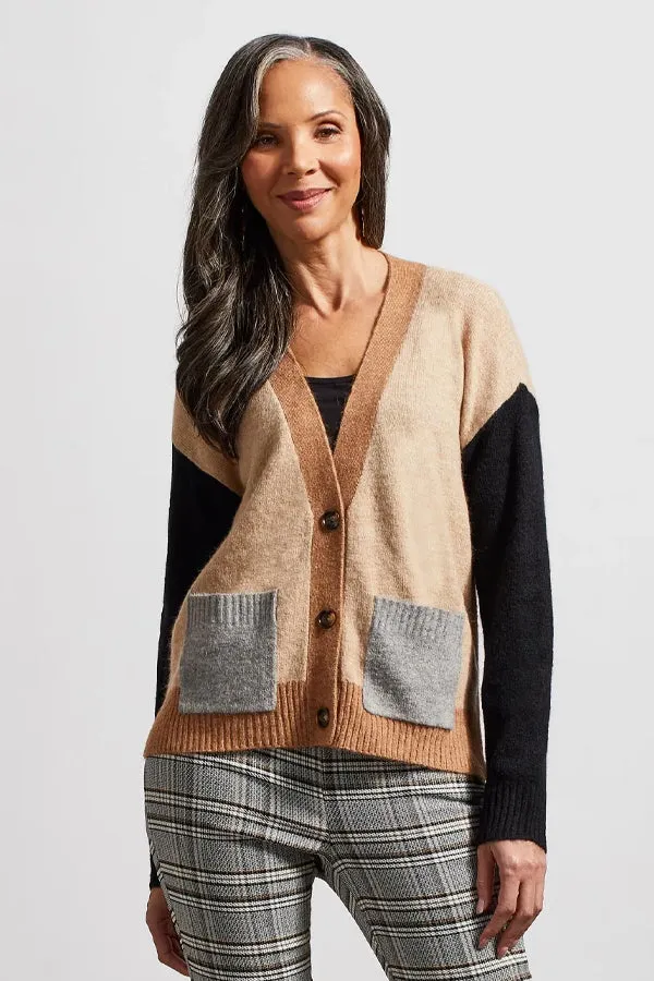 Tribal Colour Block Cardigan