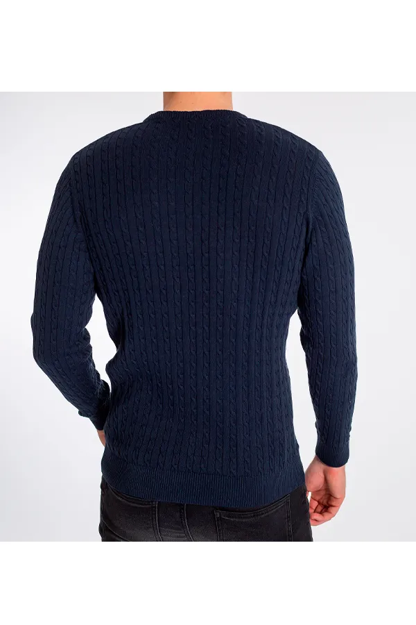 U.S. POLO ASSN. Knit Cable Archi Navy