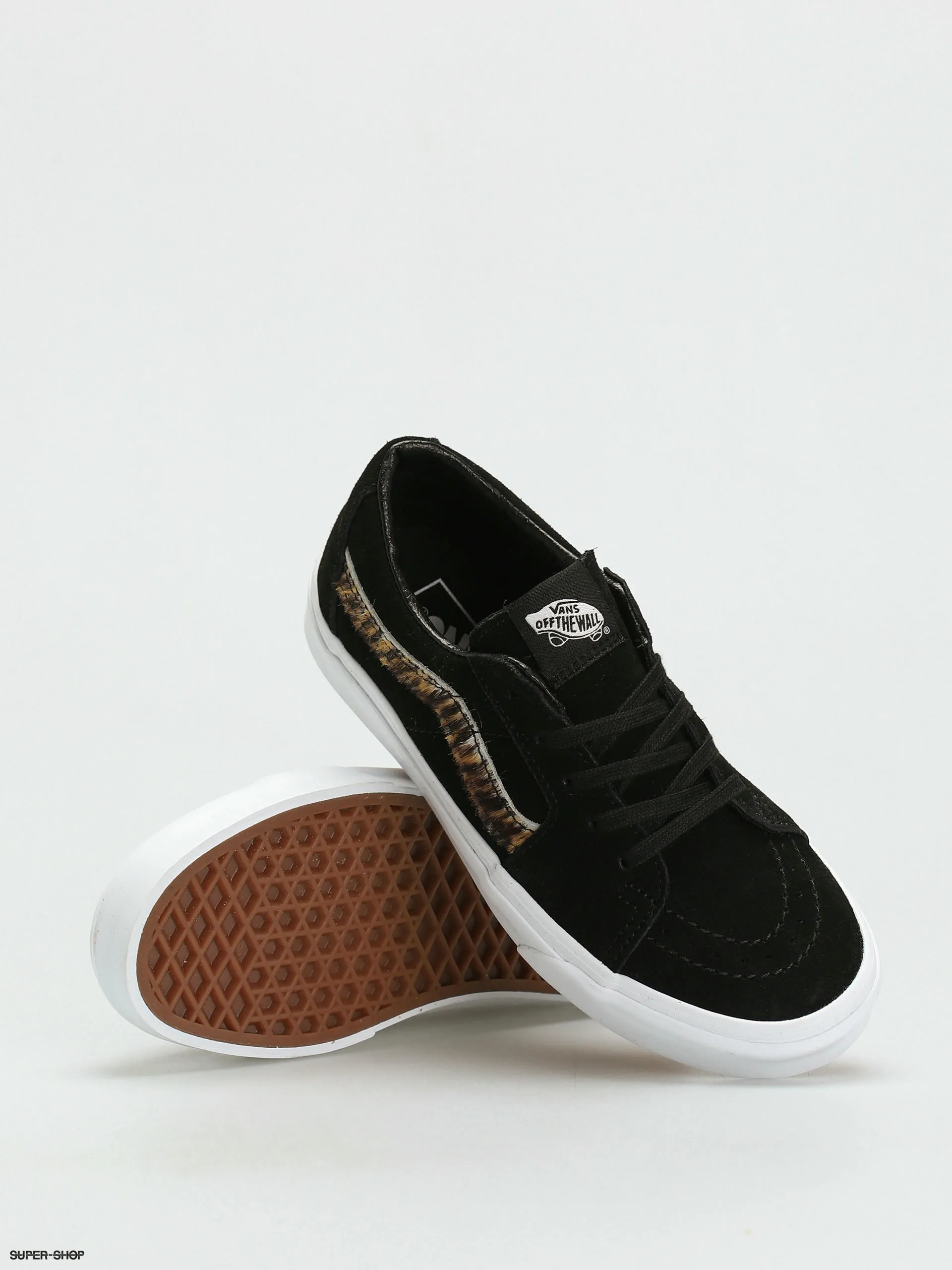 Vans Sk8 Low Shoes (soft suede/black/tiger)