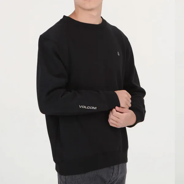 Volcom  |Pullovers Unisex Street Style Long Sleeves Plain Cotton